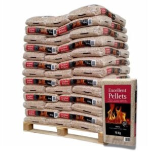 Pellets Excellent – Palette mit 70 Säcken à 15 kg (1050 kg)